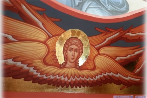 Роспись парусов храма в Дагомысе