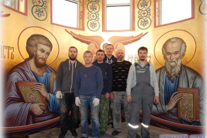 Мастерская Палехский образ: роспись храма в Дагомысе